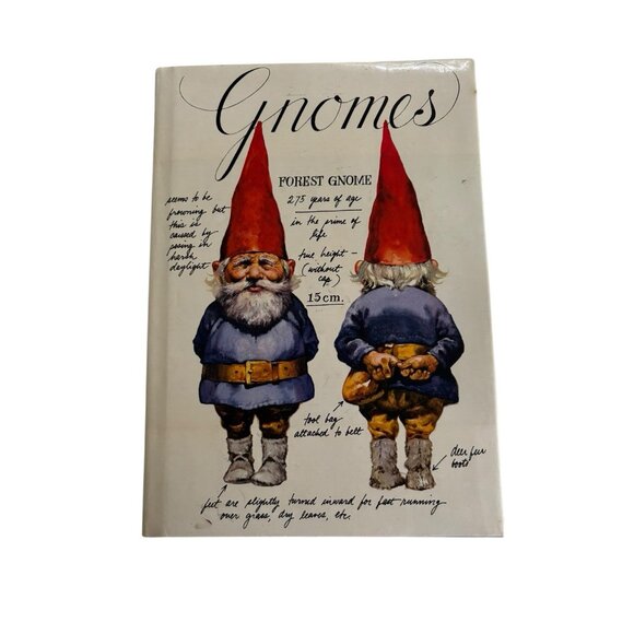 1977 Signed Hardcover Book "Gnomes" by Wil Huygen Illustrated by Rein Poortvliet - Picture 1 of 10